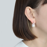 K10 Baroque Pearl Diamond Pierce