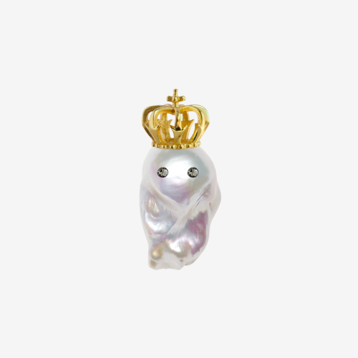 King Ghost Baroque Pearl Pendant Top – LARICA King Ghost Baroque Pearl Pendant Top – LARICA