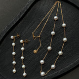 Pearl Station Necklace