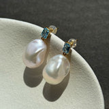 Stone Baroque Pearl Pierce