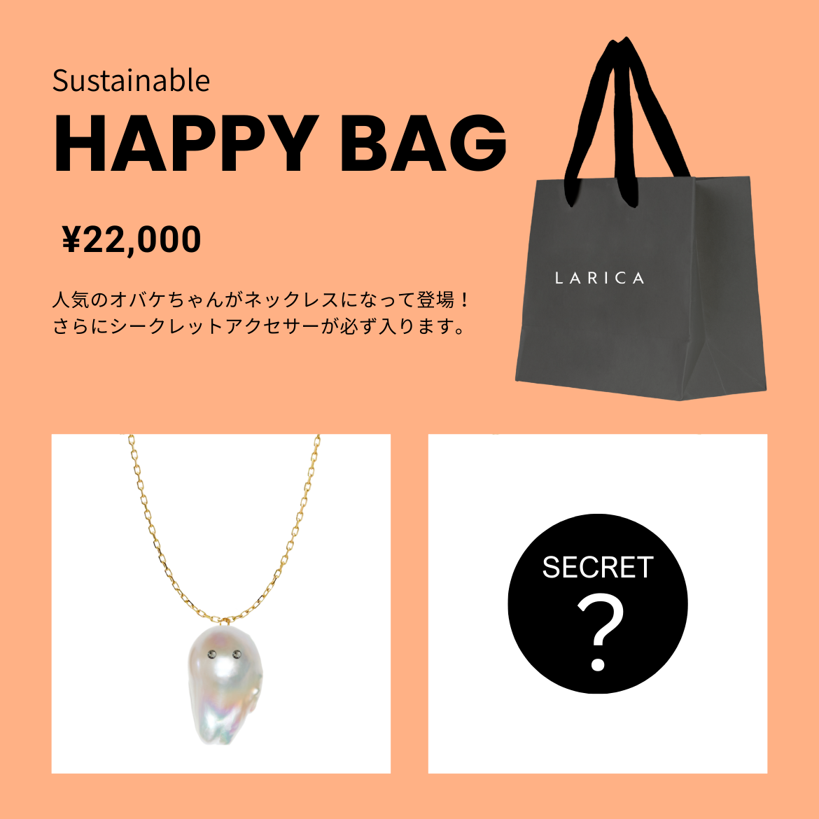 Sustainable HAPPY BAG【¥22,000】 – LARICA
