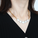 Coin Pearl Necklace