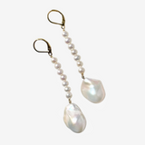 Baroque Pearl Long Pierce