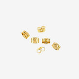 Stainless Steel 316Lピアスキャッチ(Gold / 5ペア)