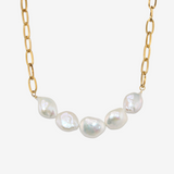 Coin Pearl Necklace