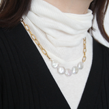 Coin Pearl Necklace