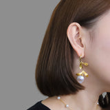 Flower Baroque Pearl Pierce