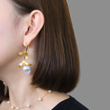 Flower Baroque Pearl Pierce