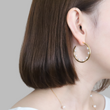 Dot Pearl Hoop Pierce