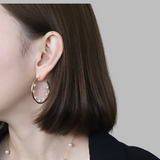 Dot Pearl Hoop Pierce