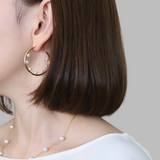 Dot Pearl Hoop Pierce