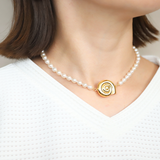 【受注品】Shell Motif Natural Stone Necklace