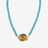 【受注品】Shell Motif Natural Stone Necklace