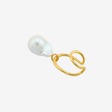 Double Line Baroque Pearl Ear Cuff