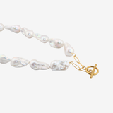 Baroque Pearl Statement Necklace