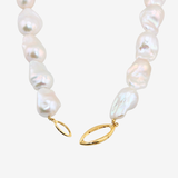 Big Baroque Pearl Necklace