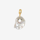 Ghost Baroque Pearl Pendant Top(GOLD)