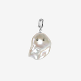 Ghost Baroque Pearl Pendant Top(SILVER)