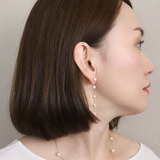 2Way Dot Pearl Chain Pierce