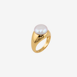 Coin Pearl Ring