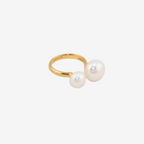 Round Pearl Folk Ring