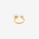 Round Pearl Folk Ring