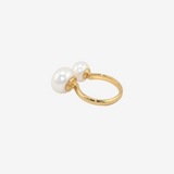Round Pearl Folk Ring