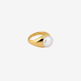 Coin Pearl Ring