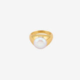 Coin Pearl Ring