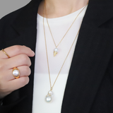 Ice Creem Pearl Necklace