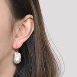 Baroque Pearl Drop Pierce/Earring
