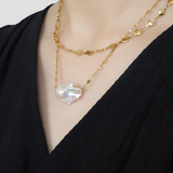 Baroque Pearl Cloud Necklace