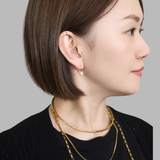 ［larica petit］Pearl Hook Pierce -S