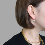 ［larica petit］Pearl Hook Pierce -S