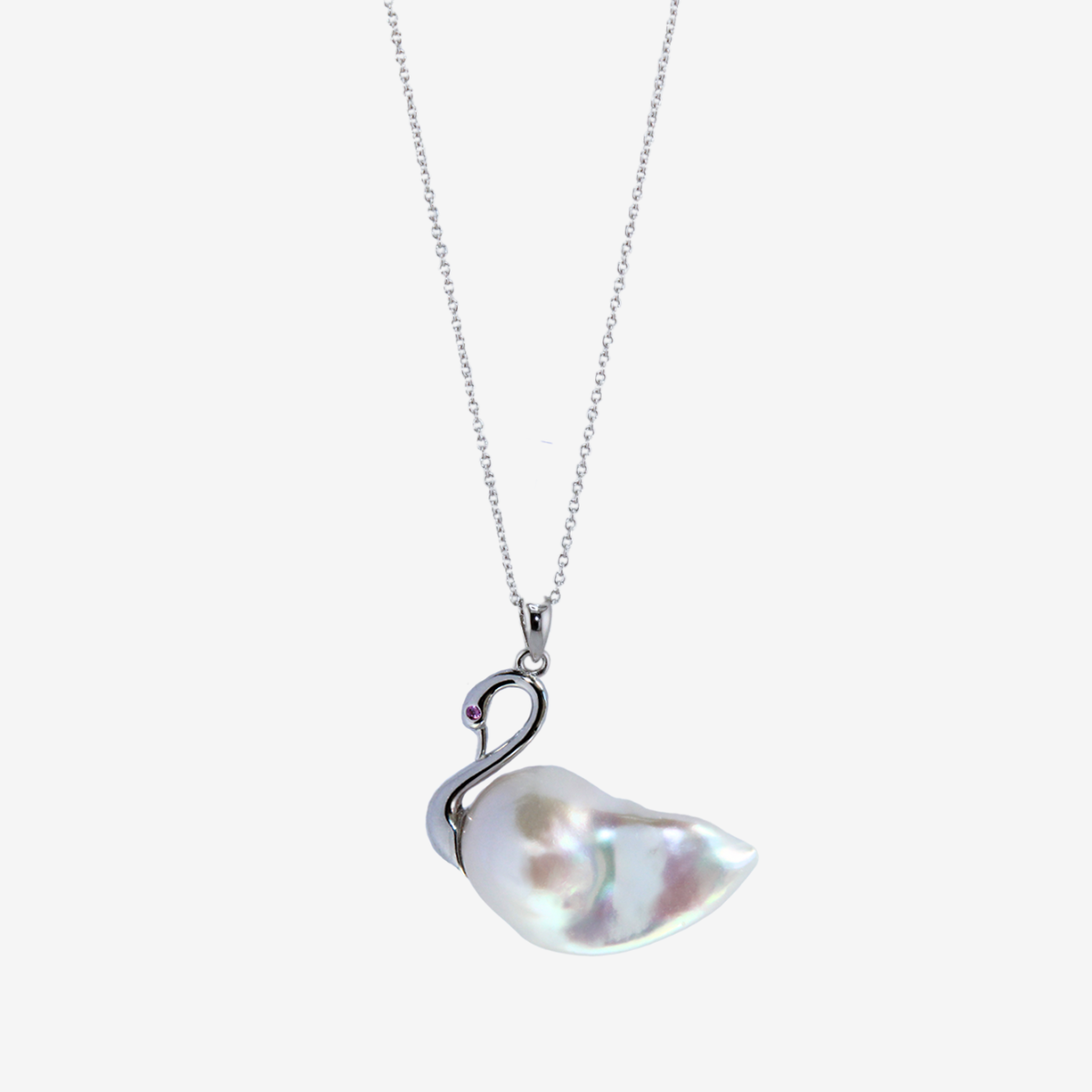 Swan Baroque Pearl Pendant Top – LARICA Swan Baroque Pearl Pendant Top – LARICA