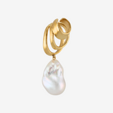 Baroque Pearl Layered Ear Cuff