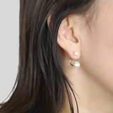 ［larica petit］Double Pearl 2way Pierce