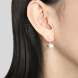 ［larica petit］Double Pearl 2way Pierce