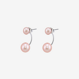 ［Larica Petit］Color Double Pearl 2way Earrings