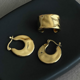 Loose Line Plate Earrings