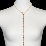 Pearl×Chain Necklace（Short）