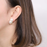 Baroque Pearl Stud Earrings