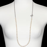 Pearl×Chain Necklace（Long）