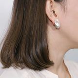 Baroque Pearl Stud Earrings