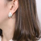 Baroque Pearl Stud Earrings