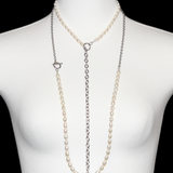 Pearl×Chain Necklace（Short）