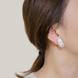 Baroque Pearl Stud Earrings