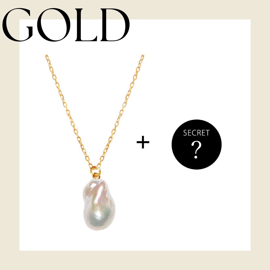 LARICA ラリカ バロックパール 金箔 ネックレス Baroque Pearl Y Necklace – LARICA