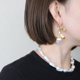 Flower Baroque Pearl Pierce