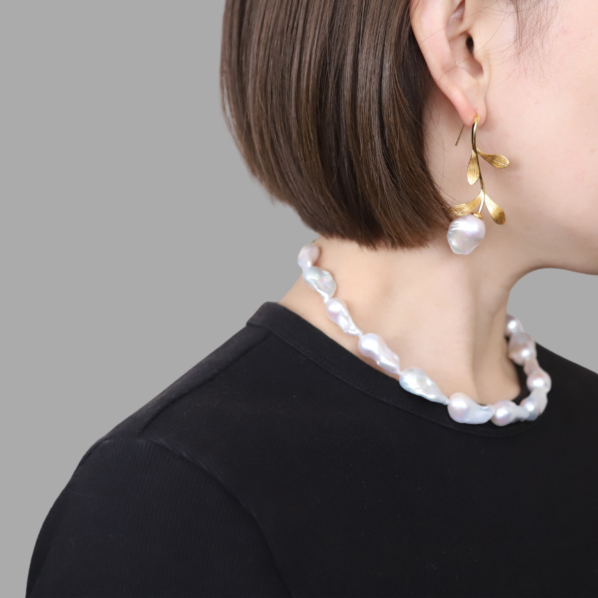 Baroque Pearl Statement Necklace – LARICA Baroque Pearl Statement Necklace – LARICA